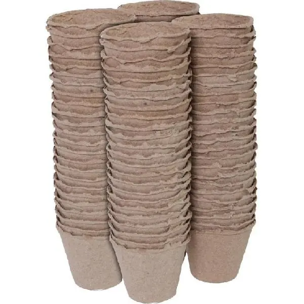 Premium | TURFPOTJES ROND 8 CM (96 STUKS)