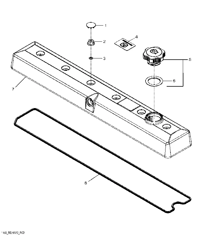 Mis het niet | John Deere R524481 GASKET