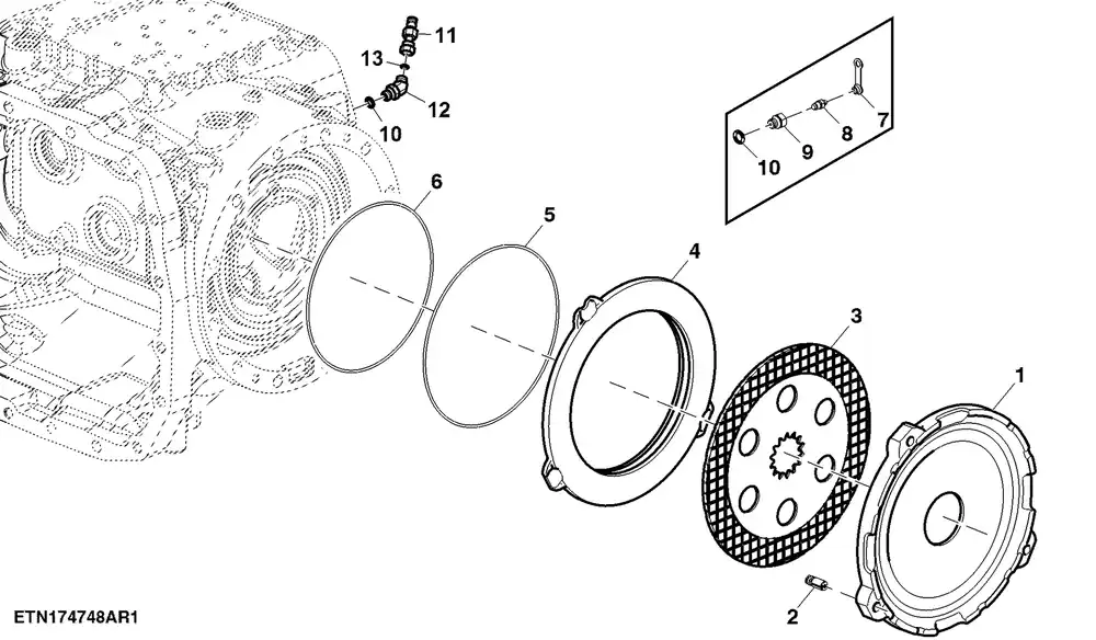 Op voorraad | John Deere RE264262 BRAKE DISK