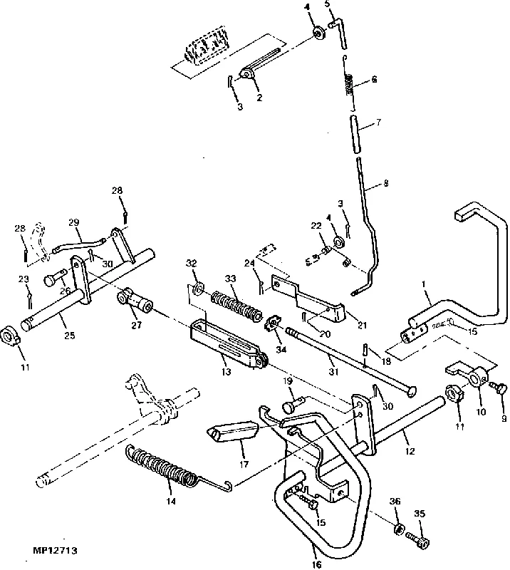 Rechtstreeks van de fabrikant - John Deere M151609 BRAKE PAD