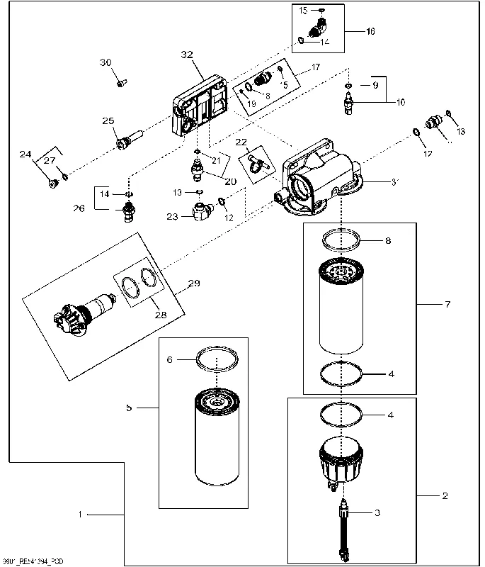Aanbieding - John Deere RE154966 PRESSURE SENSOR
