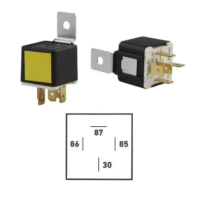 Voordelig - 12 Volt Contact-Maak Relais 30A