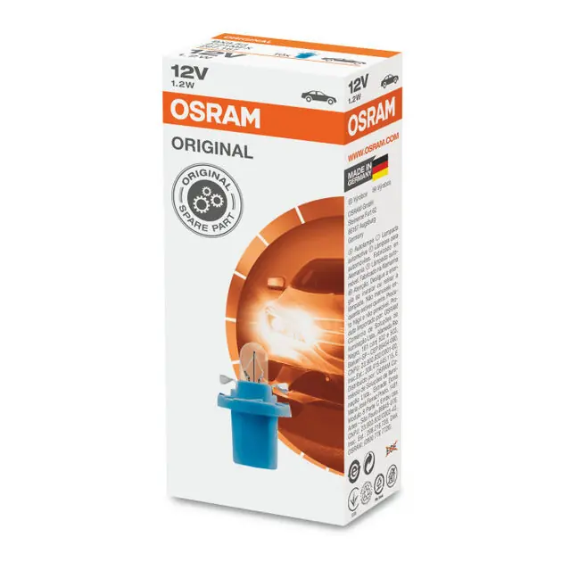 Verlaagde prijs - Osram Gloeilamp BX8.5d 12V Original Line 10 Stuks