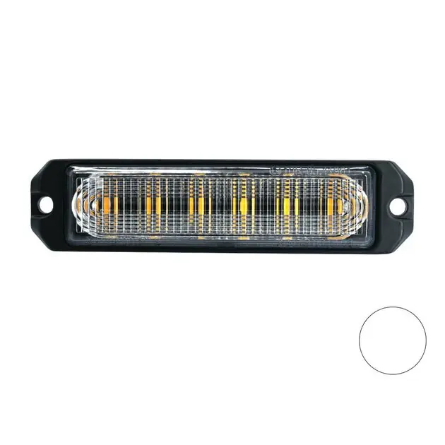 Topprijs | LED flitser 6-voudig ultra flat Wit