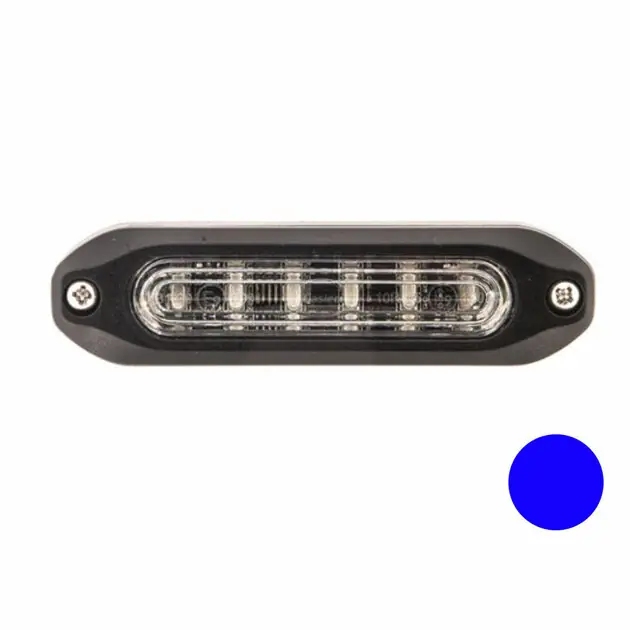 Online bestelbaar | Led Flitser Smal Effect Blauw