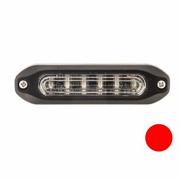 Voordelig | Led Flitser Smal Effect Rood