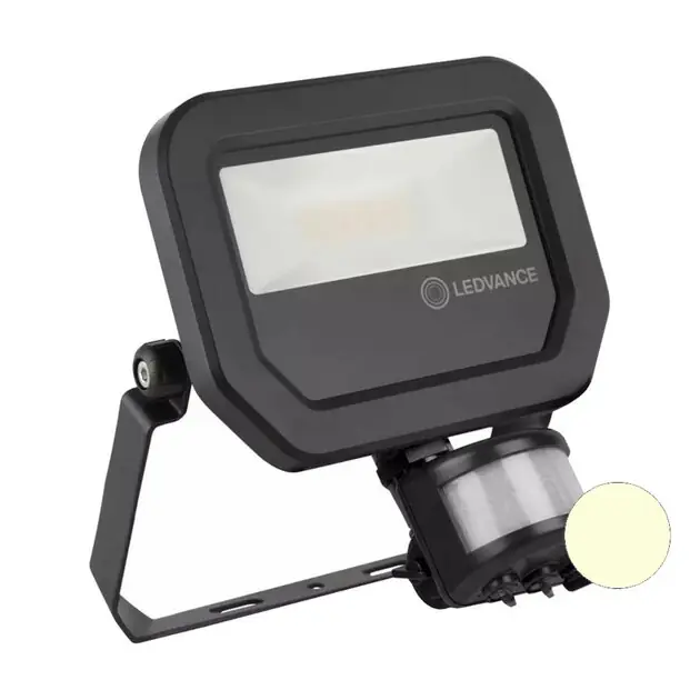 Spoedlevering | Ledvance 10W LED Bouwlamp 230V + Sensor 3000K