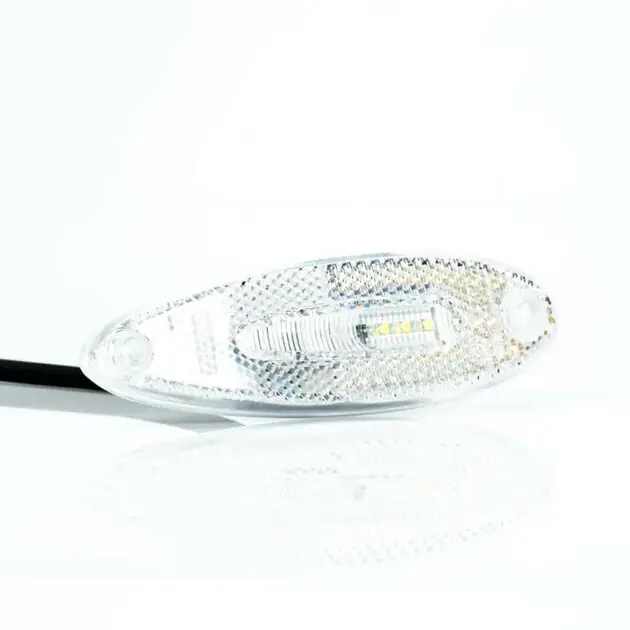 Fristom LED Markeringslamp Wit + Reflector FT-076 B LED | Direct leverbaar