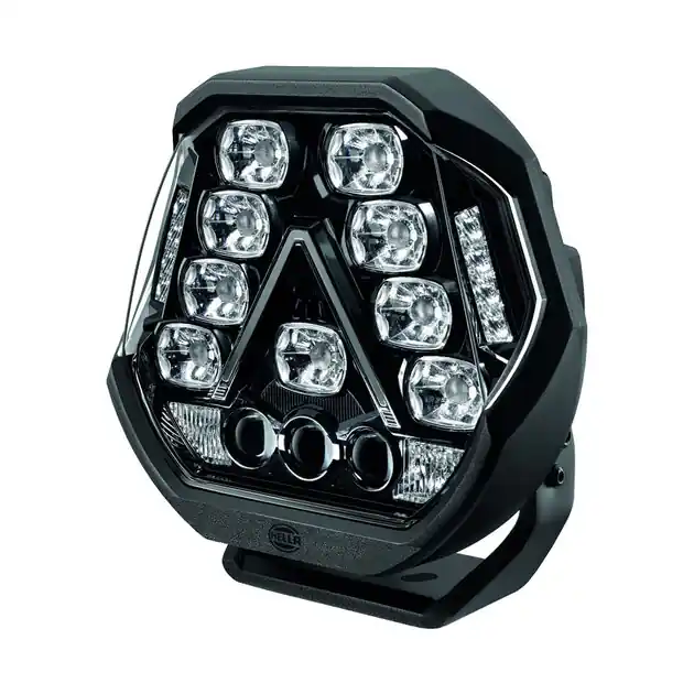 Snelle levering - Hella Antares 9‘‘ LED Verstraler Oranje/Wit Positielicht + Flitslicht