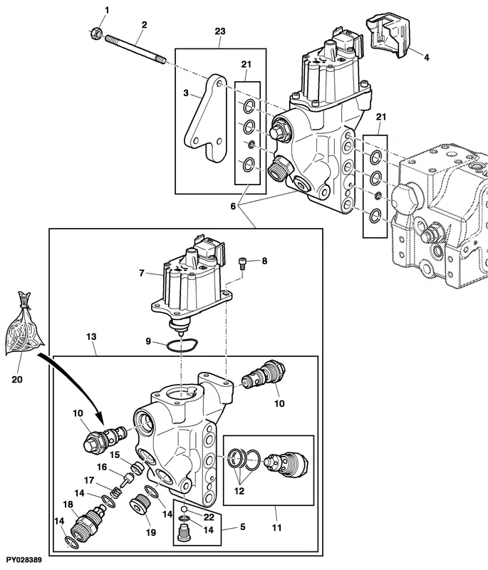 John Deere L78964 VALVE SEAT - Nieuwe release