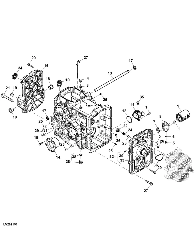 John Deere LVU18729 BUSHING | Eenvoudig retourneren