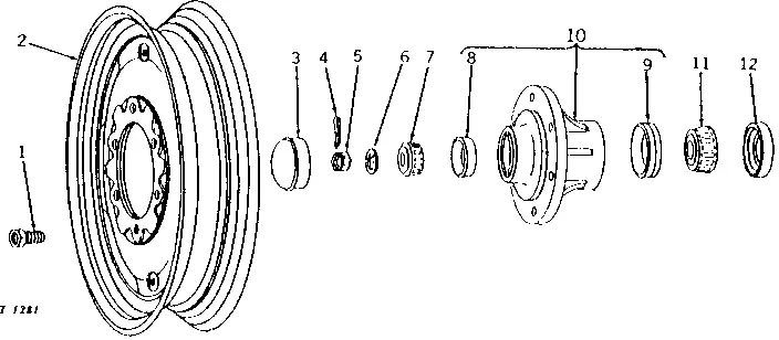 John Deere JD8905 BEARING CONE - Lage prijs