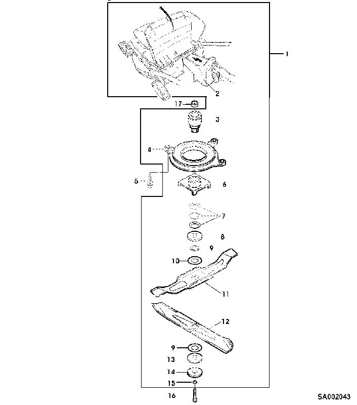 Shop nu - John Deere SAA35419 KNIFE