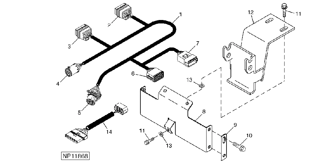 Bespaar meer - John Deere RE175670 BRACKET KIT ITC>SF3000