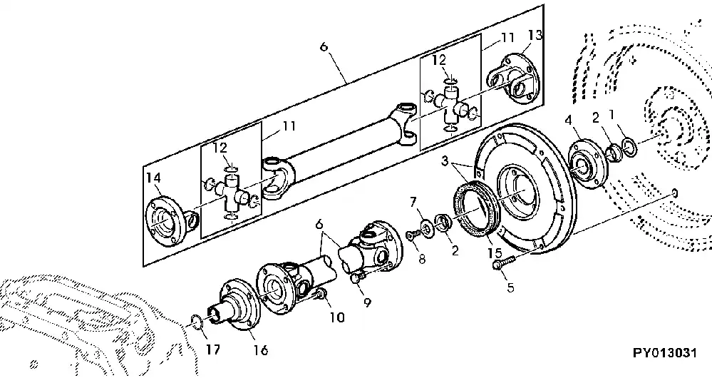 John Deere AL174123 TORSIONAL DAMPER | Favoriet van klanten