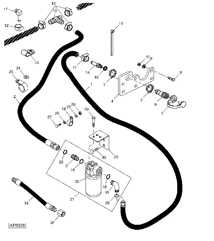 John Deere 51M7047 O-RING | Eenvoudig retourneren