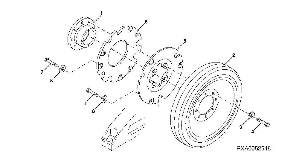 John Deere RE221427 WHEEL | Koopje