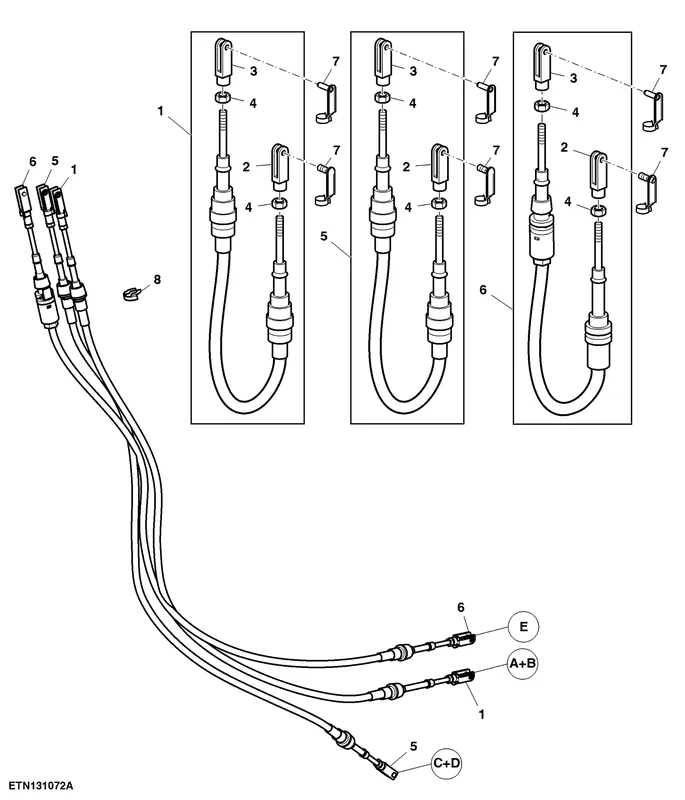 John Deere AL218525 KABEL | Rechtstreeks uit de fabriek