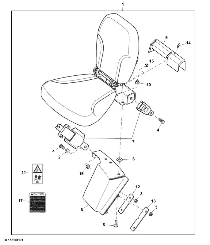 Veilige betaling | John Deere L208339 STRAP