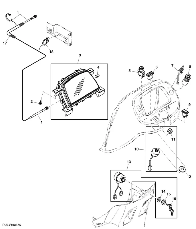 John Deere AM117253 SWITCH | Nieuw in het assortiment