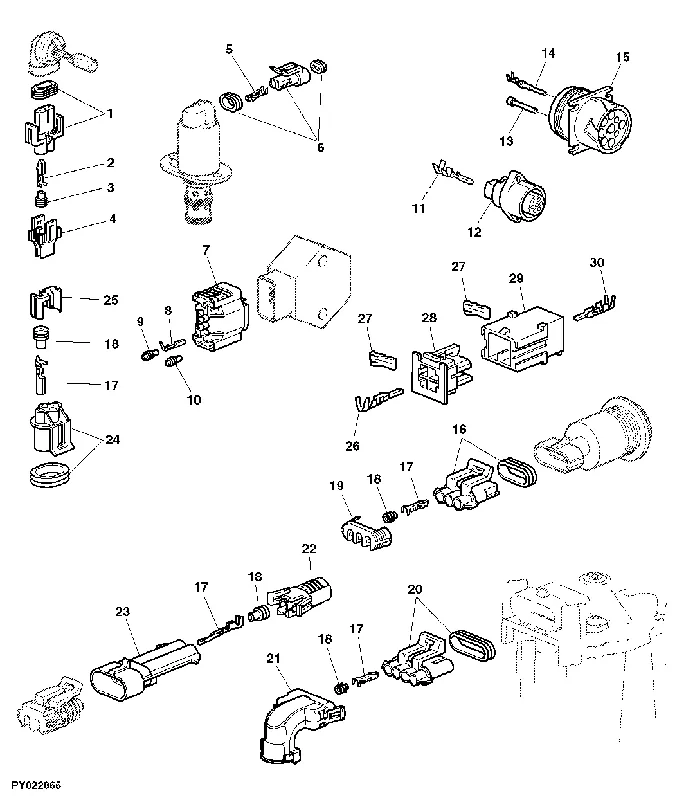 Bestel nu - John Deere AL76299 STEKKERDOOS