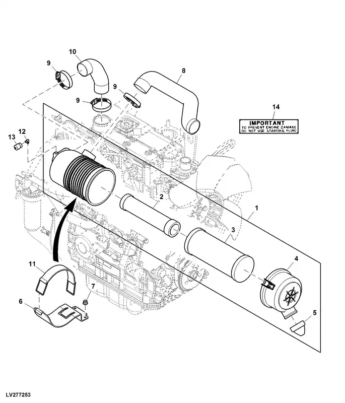 John Deere AM126680 BOWL - Direct leverbaar