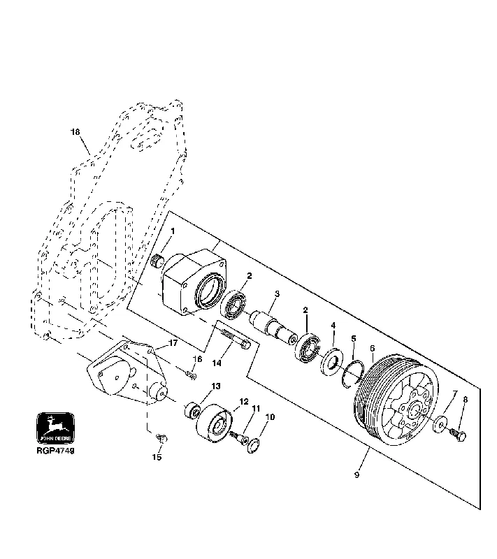 Topkwaliteit | John Deere RE64657 HOUSING