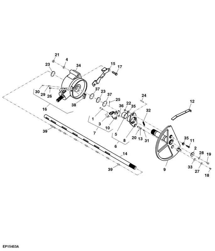 Op voorraad | John Deere 34M7245 SPRING PIN