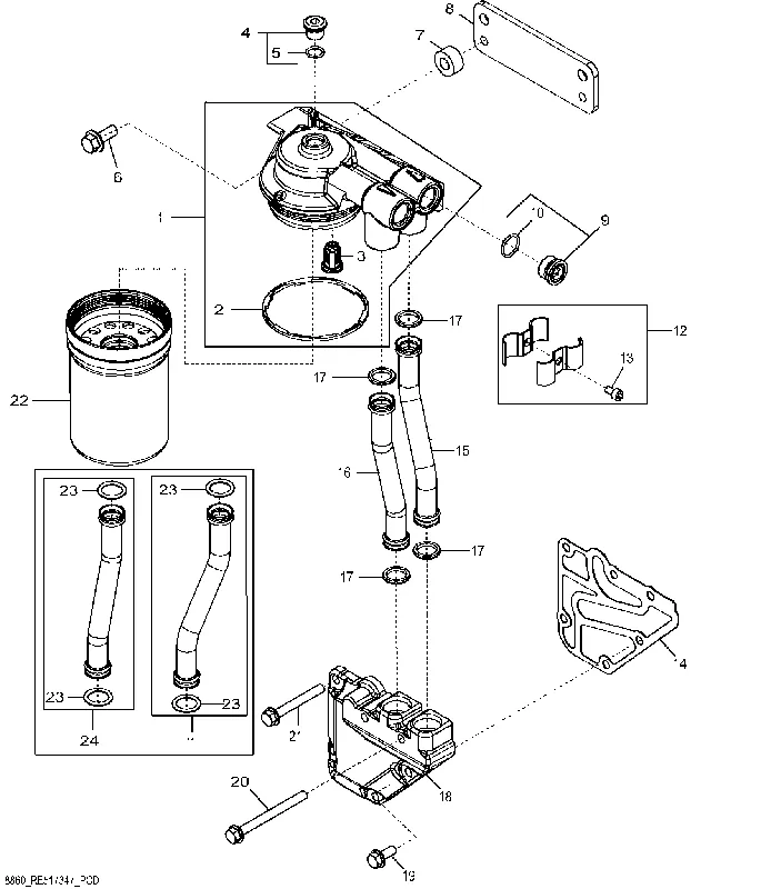 John Deere RE520368 HALF CLAMP | Topprijs