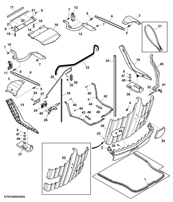 John Deere L214077 GUIDE | Bestelbaar